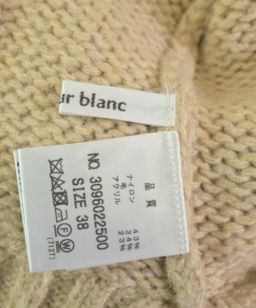 le coeur blanc（ル　クール　ブラン）ニット・セーター ベージュ サイズ:38(M位) レディース/2200642376046