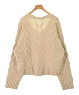 le coeur blanc（ル　クール　ブラン）ニット・セーター ベージュ サイズ:38(M位) レディース/2200642376046