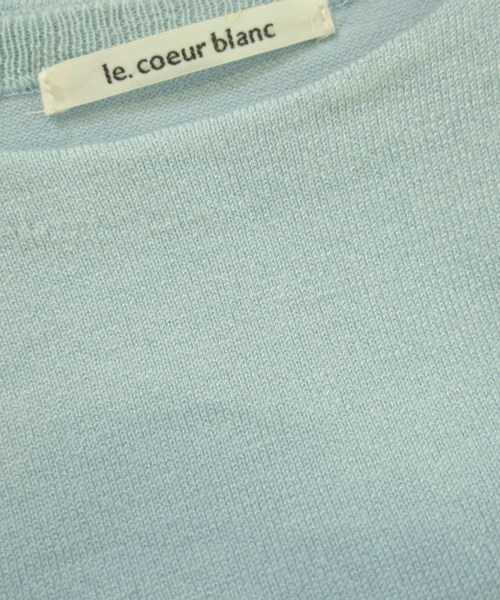 le coeur blanc（ル　クール　ブラン）ニット・セーター 青 サイズ:38(M位) レディース/2200646429045