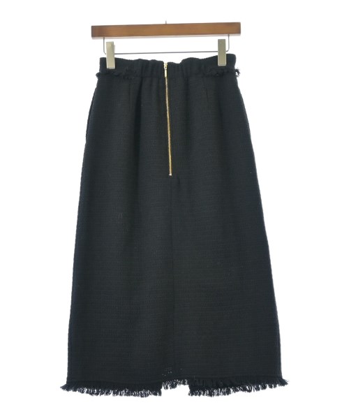 le coeur blanc（ル　クール　ブラン）ロング・マキシ丈スカート 黒 サイズ:36(S位) レディース/2200647728017