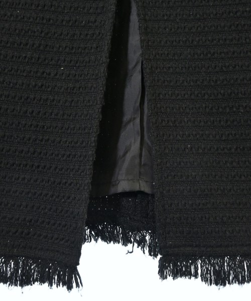 le coeur blanc（ル　クール　ブラン）ロング・マキシ丈スカート 黒 サイズ:36(S位) レディース/2200647728017