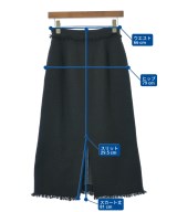 le coeur blanc（ル　クール　ブラン）ロング・マキシ丈スカート 黒 サイズ:36(S位) レディース/2200647728017