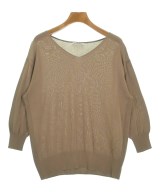 le coeur blanc（ル　クール　ブラン）ニット・セーター 茶 サイズ:38(M位) レディース/2200648194132