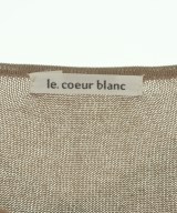 le coeur blanc（ル　クール　ブラン）ニット・セーター 茶 サイズ:38(M位) レディース/2200648194132