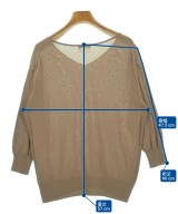 le coeur blanc（ル　クール　ブラン）ニット・セーター 茶 サイズ:38(M位) レディース/2200648194132