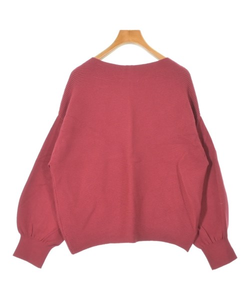 le coeur blanc（ル　クール　ブラン）ニット・セーター 赤 サイズ:38(M位) レディース/2200648078203