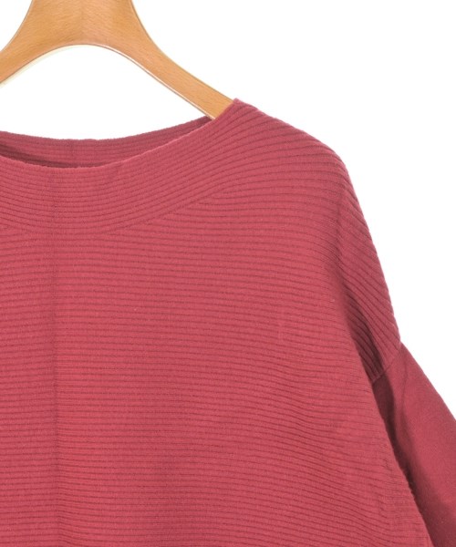 le coeur blanc（ル　クール　ブラン）ニット・セーター 赤 サイズ:38(M位) レディース/2200648078203