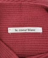 le coeur blanc（ル　クール　ブラン）ニット・セーター 赤 サイズ:38(M位) レディース/2200648078203