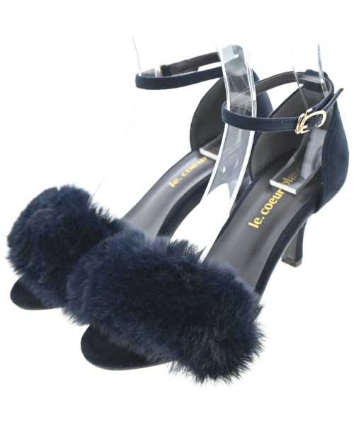 le coeur blanc(ル　クール　ブラン)サンダル 黒 サイズ:EU36(22.5cm位)/2200645521115