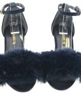 le coeur blanc（ル　クール　ブラン）サンダル 黒 サイズ:EU36(22.5cm位) レディース/2200645521115