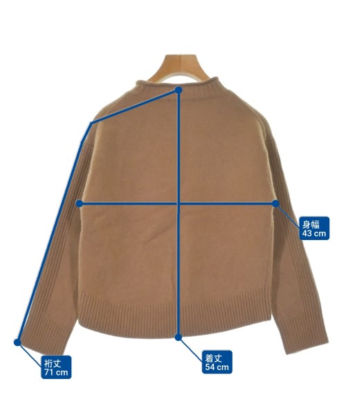 le coeur blanc（ル　クール　ブラン）ニット・セーター 茶 サイズ:38(M位) レディース/2200647720011