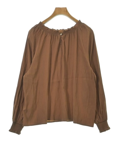 le coeur blanc(ル　クール　ブラン)ブラウス 茶 サイズ:38(M位)/2200647720042