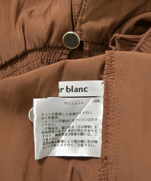 le coeur blanc（ル　クール　ブラン）ブラウス 茶 サイズ:38(M位) レディース/2200647720042