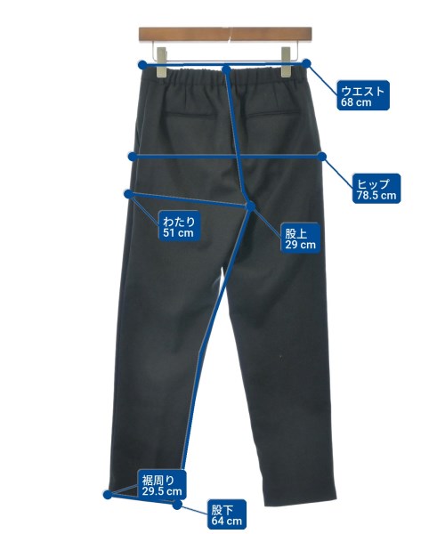 le coeur blanc（ル　クール　ブラン）スラックス 黒 サイズ:38(M位) レディース/2200646501093