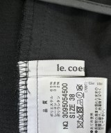 le coeur blanc（ル　クール　ブラン）スラックス 黒 サイズ:38(M位) レディース/2200646501093