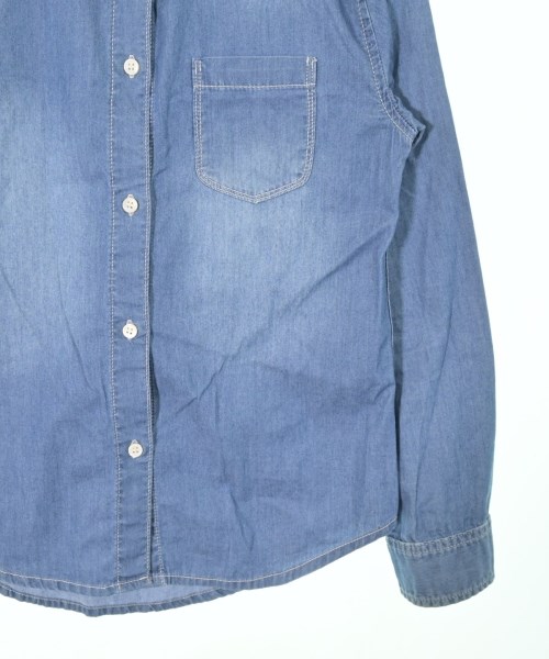 le coeur blanc（ル　クール　ブラン）カジュアルシャツ 青 サイズ:38(M位) レディース/2200648276180