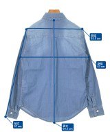 le coeur blanc（ル　クール　ブラン）カジュアルシャツ 青 サイズ:38(M位) レディース/2200648276180