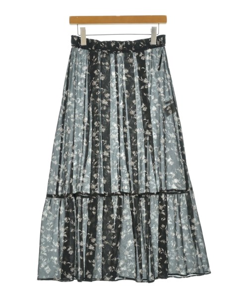 le coeur blanc(ル　クール　ブラン)ロング・マキシ丈スカート 黒 サイズ:38(M位)/2200647331125