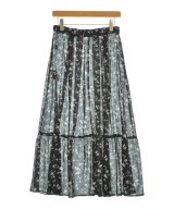 le coeur blanc（ル　クール　ブラン）ロング・マキシ丈スカート 黒 サイズ:38(M位) レディース/2200647331125