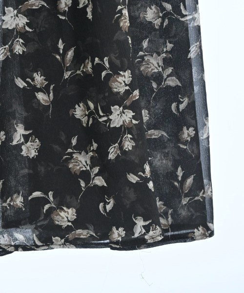 le coeur blanc（ル　クール　ブラン）ロング・マキシ丈スカート 黒 サイズ:38(M位) レディース/2200648597100