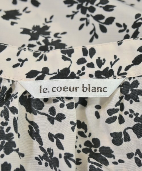 le coeur blanc（ル　クール　ブラン）ブラウス ベージュ サイズ:38(M位) レディース/2200702490064