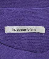 le coeur blanc（ル　クール　ブラン）ニット・セーター 紫 サイズ:38(M位) レディース/2200705350150