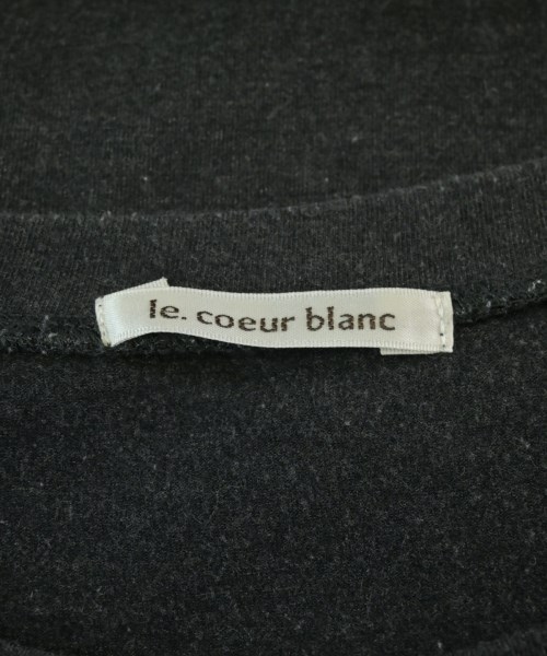 le coeur blanc（ル　クール　ブラン）Tシャツ・カットソー グレー サイズ:-(M位) レディース/2200707133058
