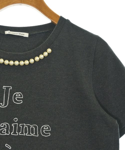le coeur blanc（ル　クール　ブラン）Tシャツ・カットソー グレー サイズ:-(M位) レディース/2200707133058