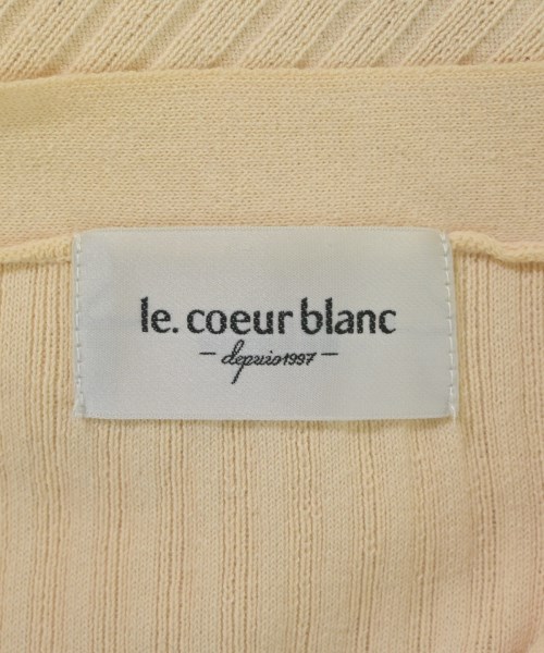 le coeur blanc（ル　クール　ブラン）カーディガン ベージュ サイズ:38(M位) レディース/2200663607044
