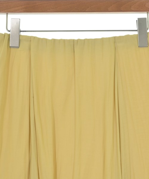 le coeur blanc（ル　クール　ブラン）ロング・マキシ丈スカート 黄 サイズ:38(M位) レディース/2200662452140