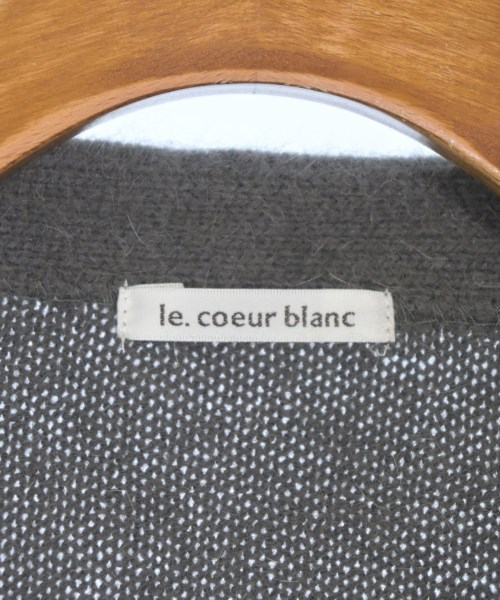 le coeur blanc（ル　クール　ブラン）カーディガン グレー サイズ:38(M位) レディース/2200662452188