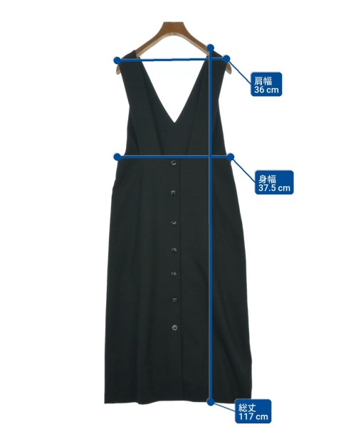 le coeur blanc（ル　クール　ブラン）ワンピース 黒 サイズ:38(M位) レディース/2200662269045