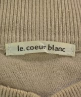 le coeur blanc（ル　クール　ブラン）ニット・セーター ベージュ サイズ:38(M位) レディース/2200662269052