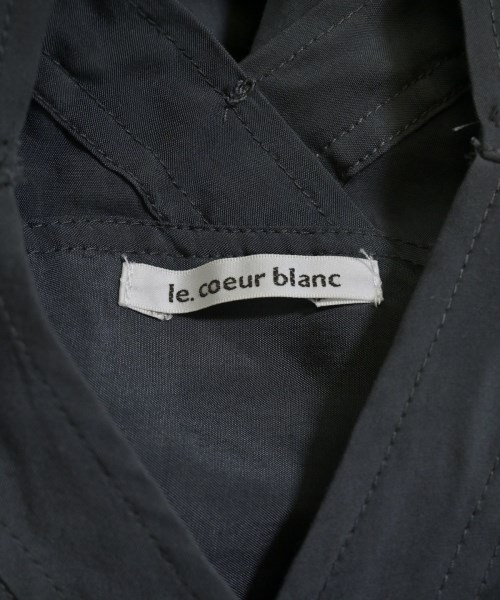 le coeur blanc（ル　クール　ブラン）カジュアルシャツ グレー サイズ:38(M位) レディース/2200662269076