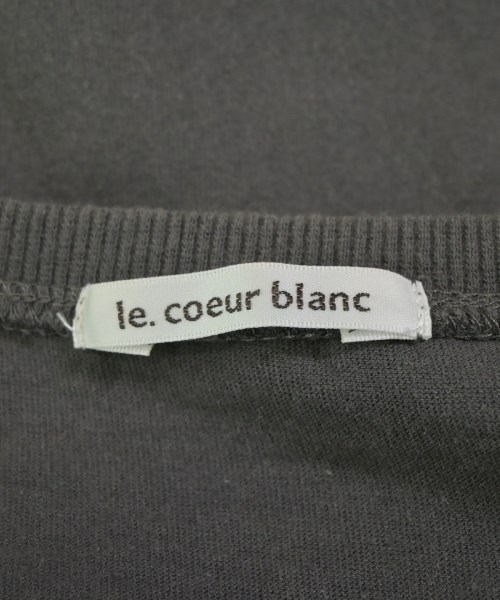 le coeur blanc（ル　クール　ブラン）Tシャツ・カットソー グレー サイズ:38(M位) レディース/2200662269083
