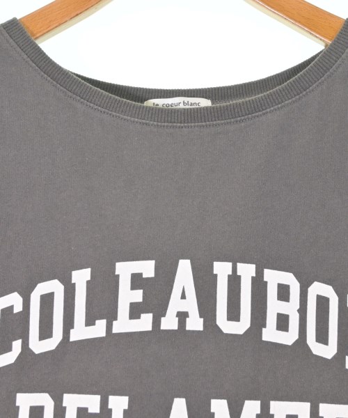 le coeur blanc（ル　クール　ブラン）Tシャツ・カットソー グレー サイズ:38(M位) レディース/2200662269083