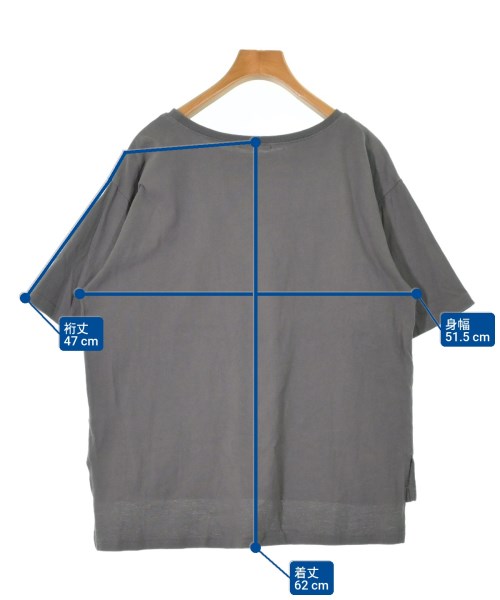 le coeur blanc（ル　クール　ブラン）Tシャツ・カットソー グレー サイズ:38(M位) レディース/2200662269083