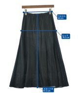 le coeur blanc（ル　クール　ブラン）ロング・マキシ丈スカート 黒 サイズ:36(S位) レディース/2200662269090