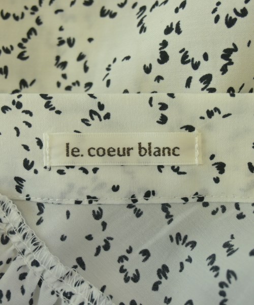 le coeur blanc（ル　クール　ブラン）ノースリーブ 白 サイズ:38(M位) レディース/2200662269113