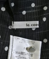 le coeur blanc（ル　クール　ブラン）Tシャツ・カットソー 黒 サイズ:38(M位) レディース/2200662269120