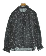 le coeur blanc（ル　クール　ブラン）ブラウス 黒 サイズ:38(M位) レディース/2200661836026