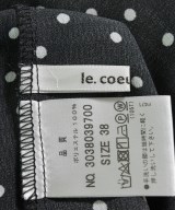 le coeur blanc（ル　クール　ブラン）ブラウス 黒 サイズ:38(M位) レディース/2200661836026
