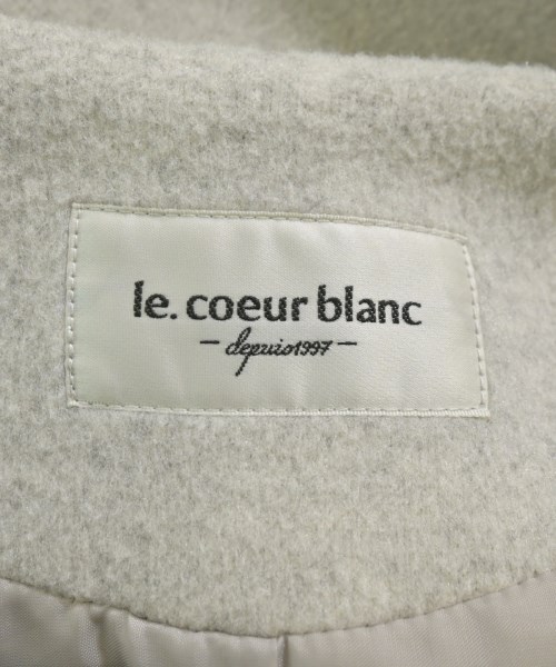 le coeur blanc（ル　クール　ブラン）カジュアルジャケット グレー サイズ:38(M位) レディース/2200665421013