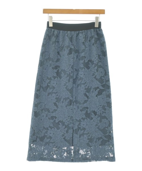 le coeur blanc（ル　クール　ブラン）ロング・マキシ丈スカート 紺 サイズ:38(M位) レディース/2200660628042