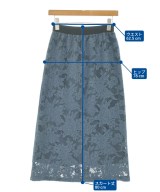 le coeur blanc（ル　クール　ブラン）ロング・マキシ丈スカート 紺 サイズ:38(M位) レディース/2200660628042