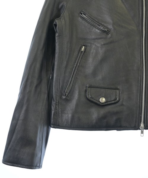 le coeur blanc（ル　クール　ブラン）ライダース 黒 サイズ:36(S位) レディース/2200664614096