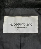 le coeur blanc（ル　クール　ブラン）ライダース 黒 サイズ:36(S位) レディース/2200664614096