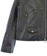 le coeur blanc（ル　クール　ブラン）ライダース 黒 サイズ:36(S位) レディース/2200664614096