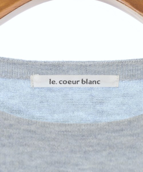 le coeur blanc（ル　クール　ブラン）ニット・セーター グレー サイズ:38(M位) レディース/2200665399022