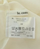 le coeur blanc（ル　クール　ブラン）ブラウス 白 サイズ:38(M位) レディース/2200666009104